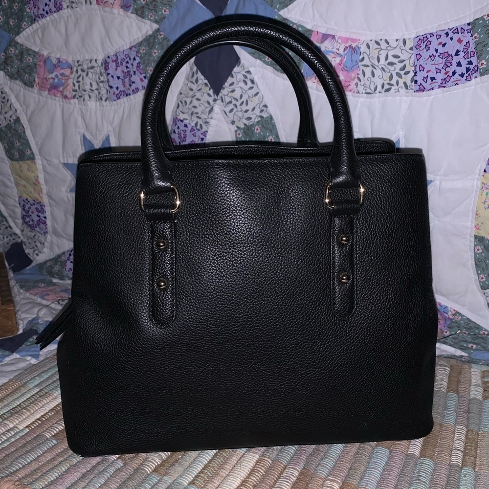 AUTHENTIC ♠️ Kate Spade Satchel & Crossbody (Black color) (Medium size) - Picture 8 of 13